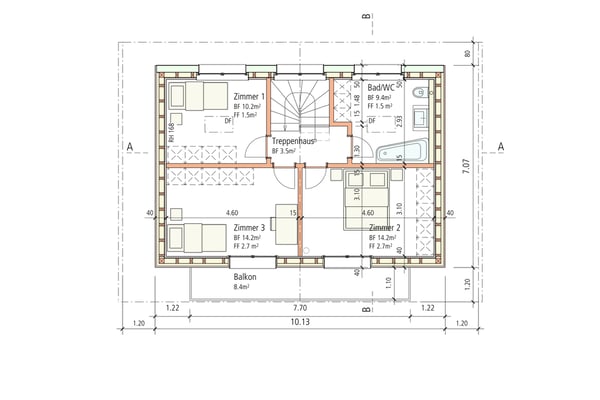 Neubau 5 bis 6 Zimmer Einfamilienhaus an aussichtsreicher Hanglage 11