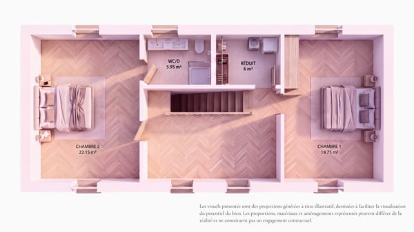 Maison à transformer en deux appartements, permis obtenu 4