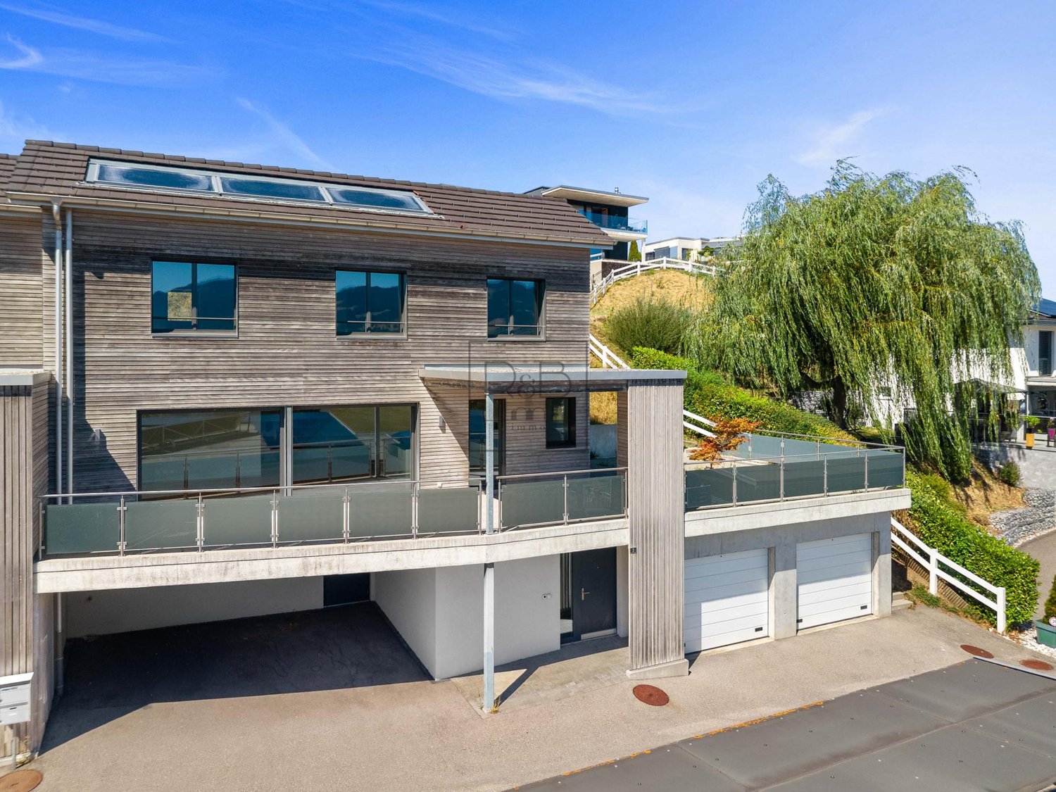 Immobilie in Le Bry - Villa avec vue lac au Bry, calme et Ã  15 min de Bulle et Fribourg - Bild 0