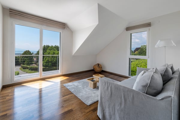 Villa contemporaine de haut standing avec vue sur le lac et les Alpes 9