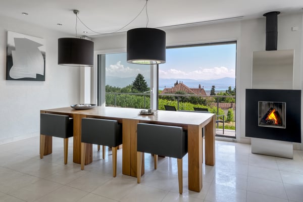 Villa contemporaine de haut standing avec vue sur le lac et les Alpes 5