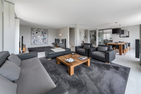 Villa contemporaine de haut standing avec vue sur le lac et les Alpes 4