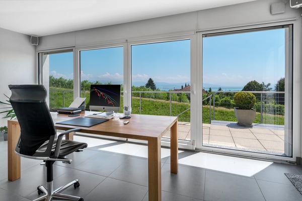 Villa contemporaine de haut standing avec vue sur le lac et les Alpes 13