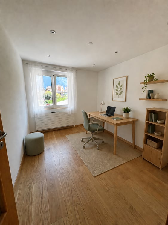 Casa monofamigliare con terrazzo e giardino in centro a Roveredo 25