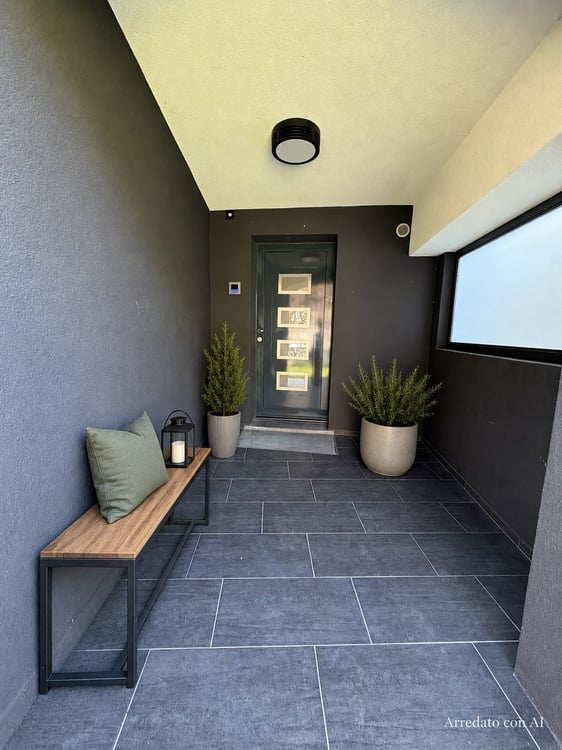 Casa monofamigliare con terrazzo e giardino in centro a Roveredo 5