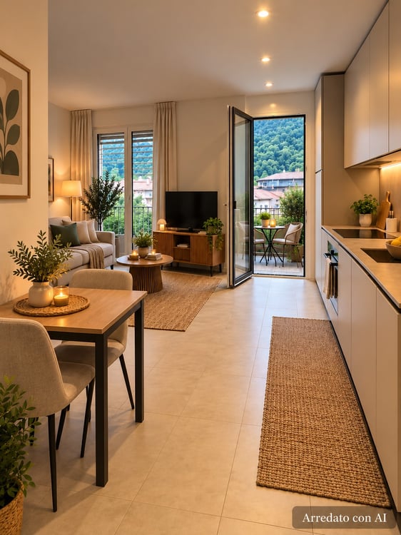 Moderno appartamento da 1.5 locali con balcone a Roveredo 3