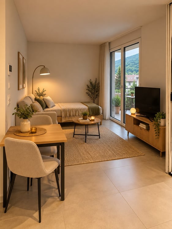 Moderno appartamento da 1.5 locali con balcone a Roveredo