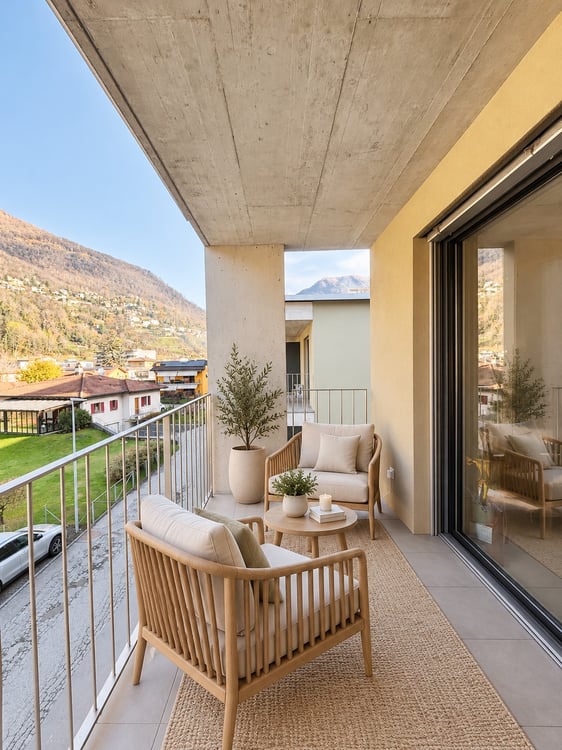 Moderno e luminoso 2.5 locali a Roveredo – Residenza Molino 6