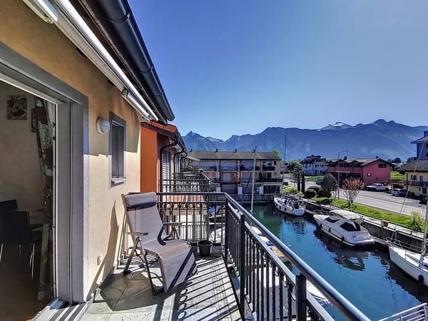 Magnifique appartement de 1.5 pièces + mezzanine à La Marina 2