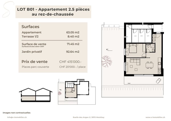 Nouvelle construction à Chemin-Dessus - Lot B01 3