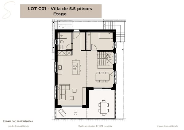 Nouvelle construction à Chemin-Dessus - Lot C01 4