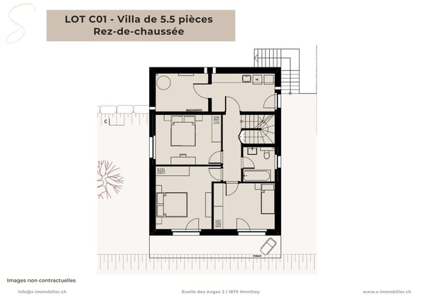 Nouvelle construction à Chemin-Dessus - Lot C01 3