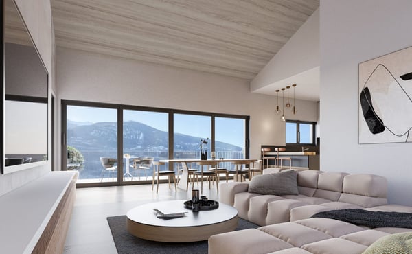 Nouvelle villa 1.5 pièces à Lens de 210m2 avec vue imprenable 2