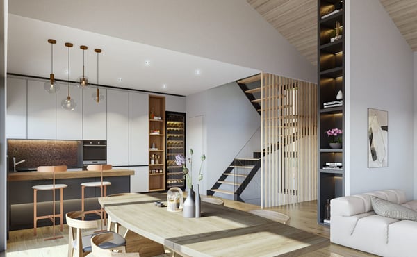 Nouvelle villa 1.5 pièces à Lens de 210m2 avec vue imprenable 3