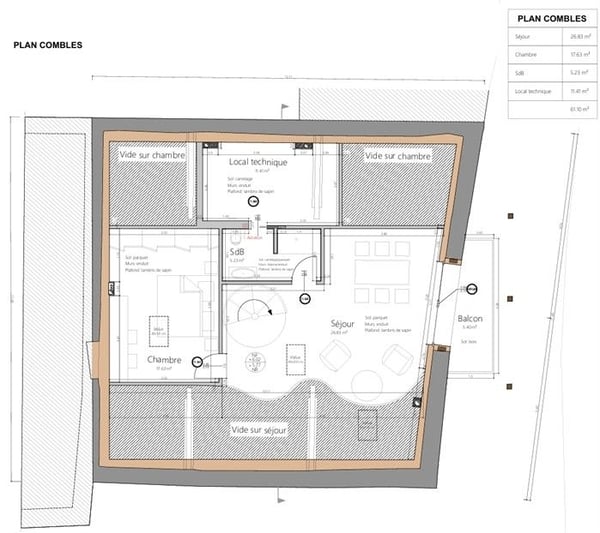 Maison villageoise 2.5 pièces à Saint-Pierre-de-Clage de 280 m2 9