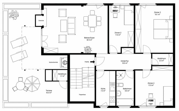 4,5 Zimmer Attika-Wohnung an ruhiger Lage mit Fernsicht 10