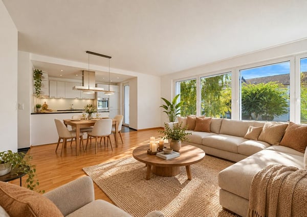 4.5-Zimmer Etagenwohnung mit Balkon an ruhiger Lage im steuergünstigen Herrliberg 1