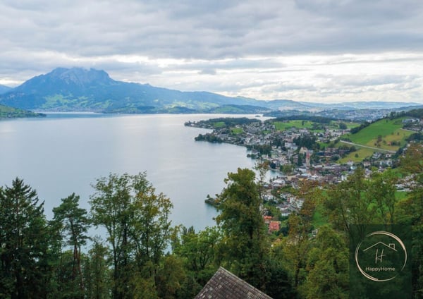 2.5 Zimmer Einfamilienhaus mit unverbaubarer Seesicht in Weggis: Privates Residieren an der Riviera der Zentralschweiz 7