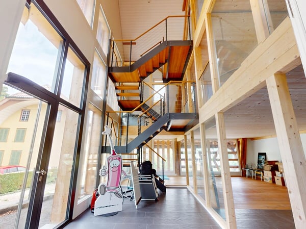 Bauernhaus mit modernem (Gewerbe-)Anbau 7