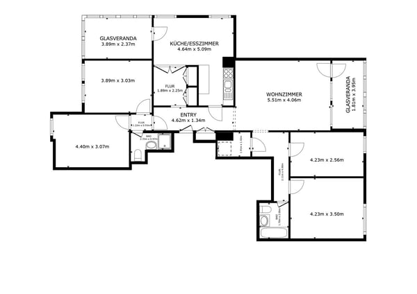 Grosszügige 1.5 Zimmer Wohnung mit Aussicht 11