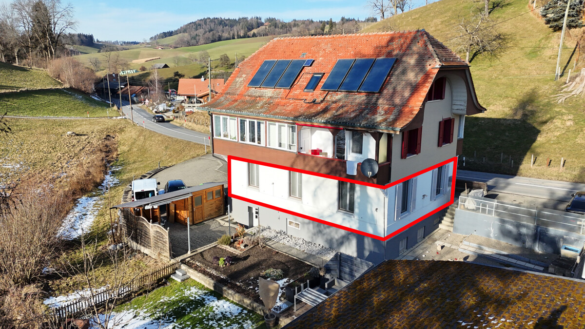 Immobilie in Niedermuhlern - Moderne und sonnige 2.5 Zimmer Wohnung - Bild 1
