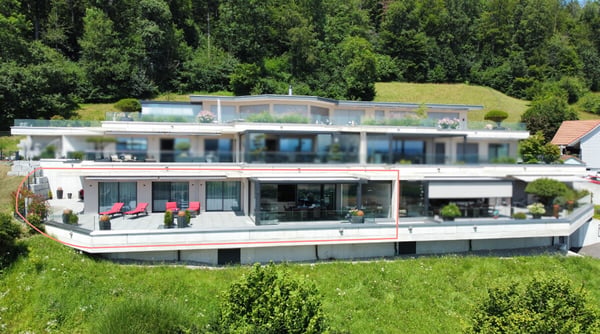 Luxuriöse Terrassenwohnung mit unverbaubarem Bergpanorama 2