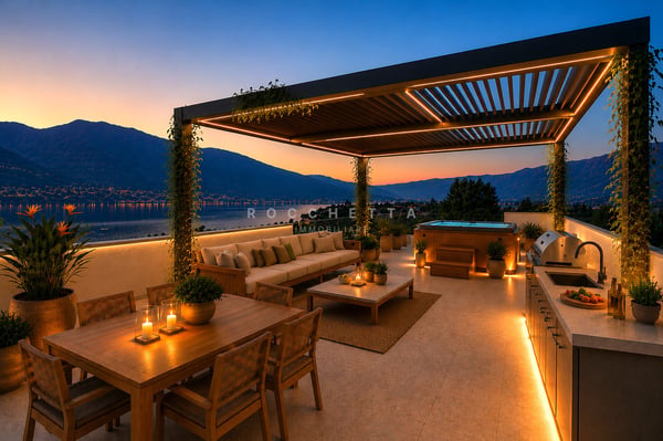 Nuovo attico con esclusiva terrazza sul tetto e grandiosa vista a 360 4