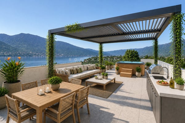 Nuovo attico con esclusiva terrazza sul tetto e grandiosa vista a 360 2