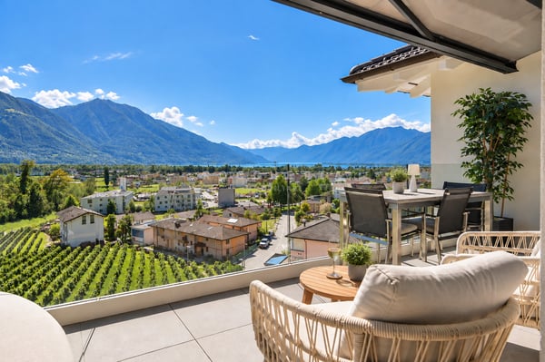 Lifestyle con vista - esclusivo attico a Gordola
