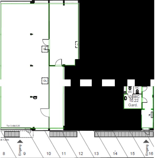 Gewerberäume im Erdgeschoss, 330m2 2