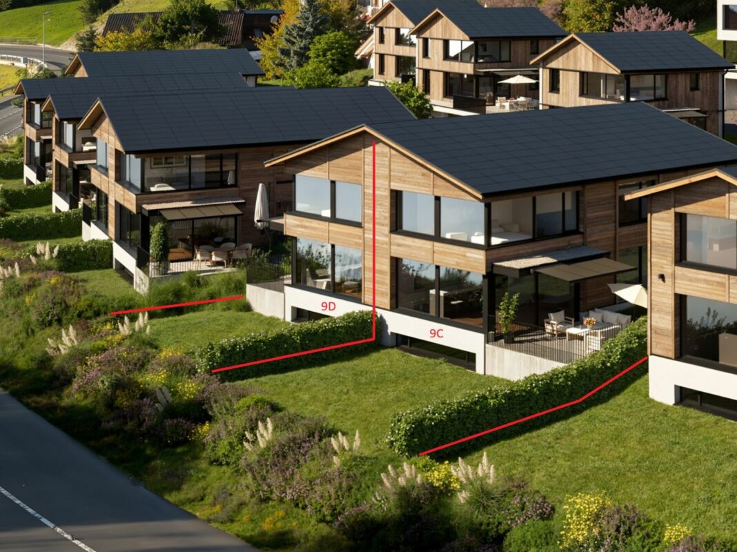 Neubau: Moderne Architektur in idyllischer Naturkulisse