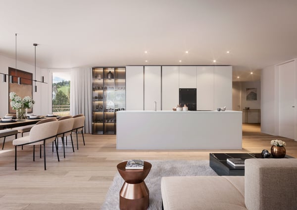 Neubau Attikawohnung mit Blick über den See 2