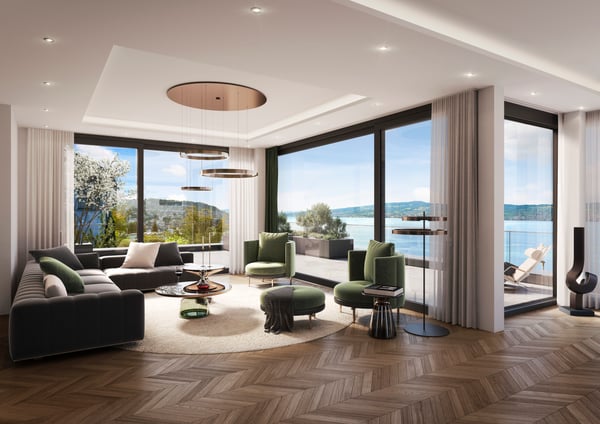 Bewilligtes Neubauprojekt Villa 