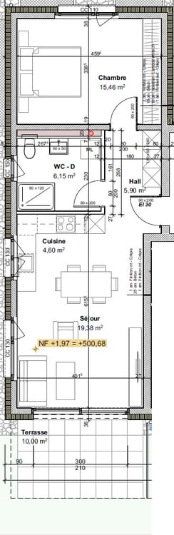 Très bel appartement neuf de 2.5 pièces au rez-de-chaussée 4