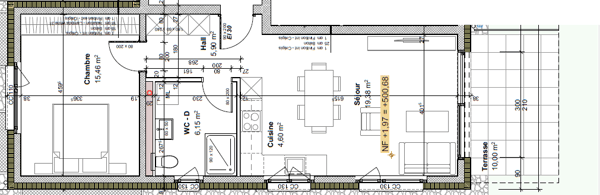 Nouvelle promotion en location à St-Pierre-de-clages - 8 appartements neufs de 2.5 pièces 3
