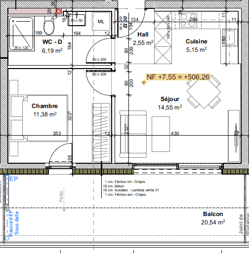 Nouvelle promotion en location à St-Pierre-de-clages - 8 appartements neufs de 2.5 pièces 6