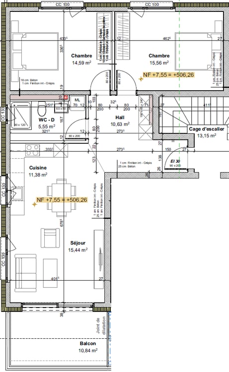 Nouveaux appartemnts en location à St-Pierre-de-clages - 5 appartements neufs de 3.5 pièces 8