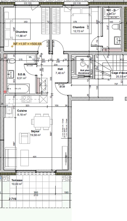 Nouveaux appartemnts en location à St-Pierre-de-clages - 5 appartements neufs de 3.5 pièces 5