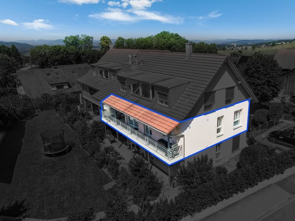 4.5-Zimmer Wohnung mit grosszügiger Terrasse in Remetschwil 2