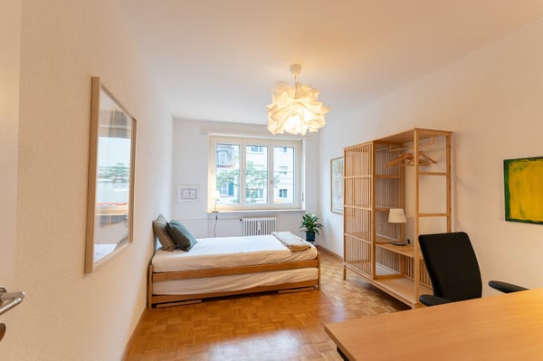 Zentrale 1.5 Zimmerwohnung mit Geschirrspühler, Waschmaschine, Tumbler und Balkon 3