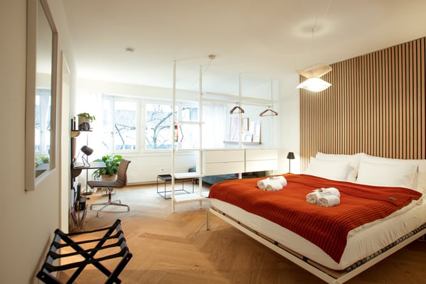 Stilvolle möblierte 2.5-Zimmer-Wohnung in Kleinbasel – ruhig zum Hof, all-inclusive, ab 6 Monaten 1