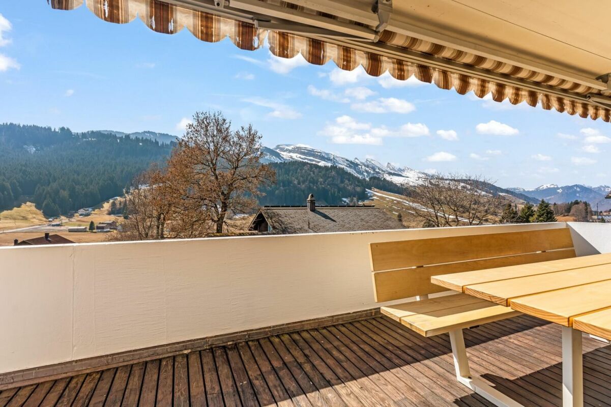 Wohnen mit Bergsicht in Wildhaus