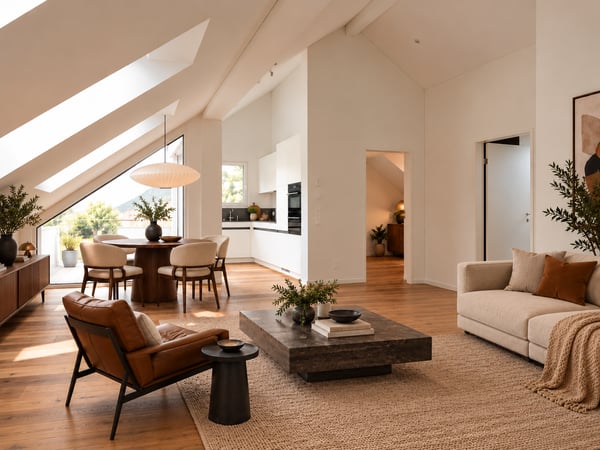 Grosse Dachwohnung mit Fernsicht in die Glarner Alpen (F1-3) 1