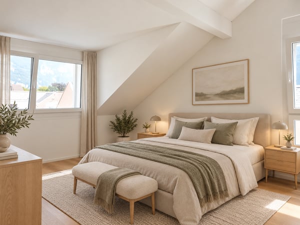 Grosse Dachwohnung mit aussergewöhnlicher Aussicht (E2-3) 4