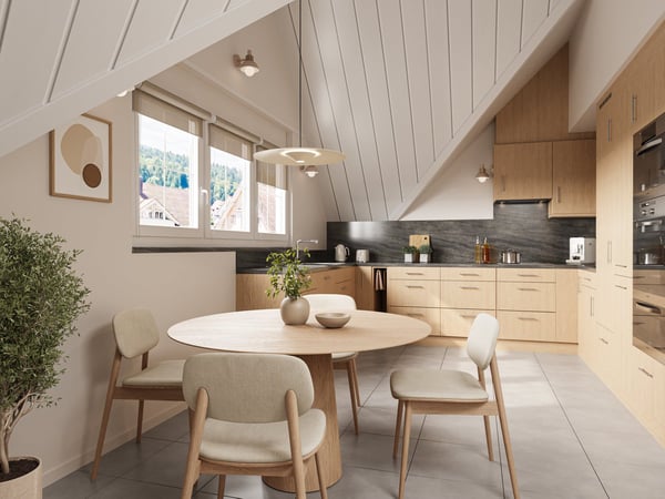 Exklusive 5.5-Zimmer-Maisonettewohnung mit Alpenpanorama in Hittnau 2
