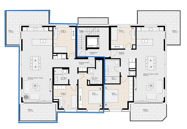 ERSTBEZUG: 4.5-Zimmer-Wohnung - Neubau in Hersberg 13
