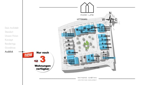 Die letzten 3 Neubauwohnungen ab 95m2 und 1'100'000.- 2