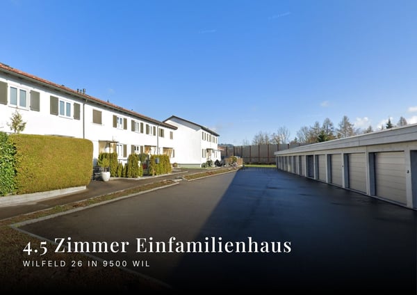 Charmantes 4.5-Zimmer-Reihenhaus in Wil SG – Sofort verfügbar! 1