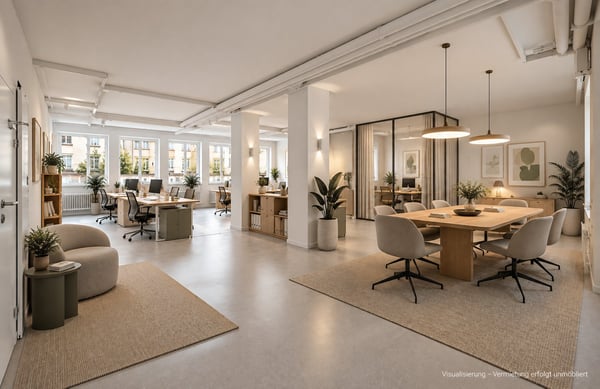 Büroflächen nahe Bahnhof SBB (98 m²), inkl. Community & Gym