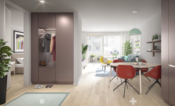 Die letzte 4.5 Zimmer-Wohnung freut sich auf ihre neuen Besitzer. 6